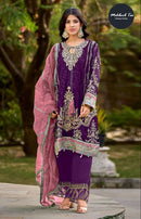 Mehboob Tex 1472 C Organza With Embroidery Worked Pakistani Suits