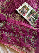 Mehboob Tex 1472 C Organza With Embroidery Worked Pakistani Suits