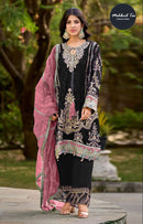 Mehboob Tex 1472 D Organza With Embroidery Worked Pakistani Suits