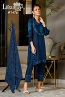 Laxuria 1476 B Soft Viscolic Gorgeous Heavy Embroidery Pakistani Pret Kurti