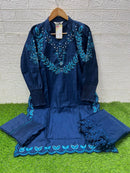 Laxuria 1476 B Soft Viscolic Gorgeous Heavy Embroidery Pakistani Pret Kurti