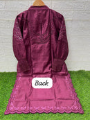 Laxuria 1476 Soft Viscolic Gorgeous Heavy Embroidery Pakistani Pret Kurti