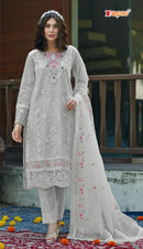 Fepic Rosemeen C 1759 B Organza Embroidered With Aplique Worked Pakistani Suits