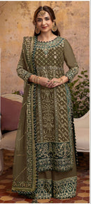 Al Khushbu Maharani 5082 B Georgette With Heavy Embroidered Worked Pakistani Suits
