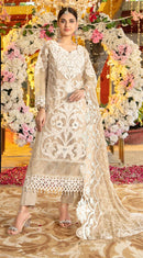 Fepic Rosemeen C 1688 Organza Heavy Embroidered Worked Pakistani Suits