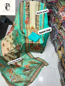 Pakistani Cotton 996 Soft Lawn Embroidered Work Casual Wear Pakistani Suit