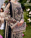 Anamsa 515 Fox Georgette With Heavy Embroidered With Sequence Worked Pakistani Suits