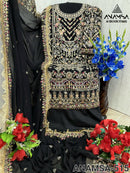 Anamsa 515 Fox Georgette With Heavy Embroidered With Sequence Worked Pakistani Suits