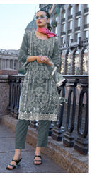 Fepic Rosemeen C 1894 D Organza Embroidered Worked Pakistani Suits