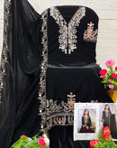 Florent 1024 D 9000 Velvet With Heavy Embroidery Worked Pakistani Suits