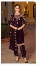 Deepsy Suits 32218 D Velvet With Heavy Embroidery Worked Pakistani Suits