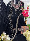 Deepsy Suits 32218 A Velvet With Heavy Embroidery Worked Pakistani Suits