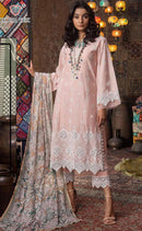 Hoor Tex H 366 Heavy Cotton Printed With Emboridery Worked Pakistani Suits