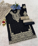 Anamsa 613 Fox Georgette Heavy Embroidered Sequence An Moti Worked Pakistani Suits