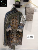 Sapphire Jazmin Vol 115 D Lawn Cotton With Patch Work Readymade Pakistani Pret