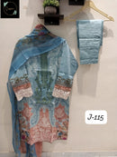 Sapphire Jazmin Vol 115 E Lawn Cotton With Patch Work Readymade Pakistani Pret
