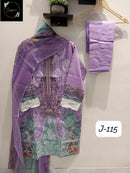 Sapphire Jazmin Vol 115 F Lawn Cotton With Patch Work Readymade Pakistani Pret