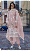 Fepic Rosemeen C 1888 B Organza Embroidered Hand Work Pakistani Suits