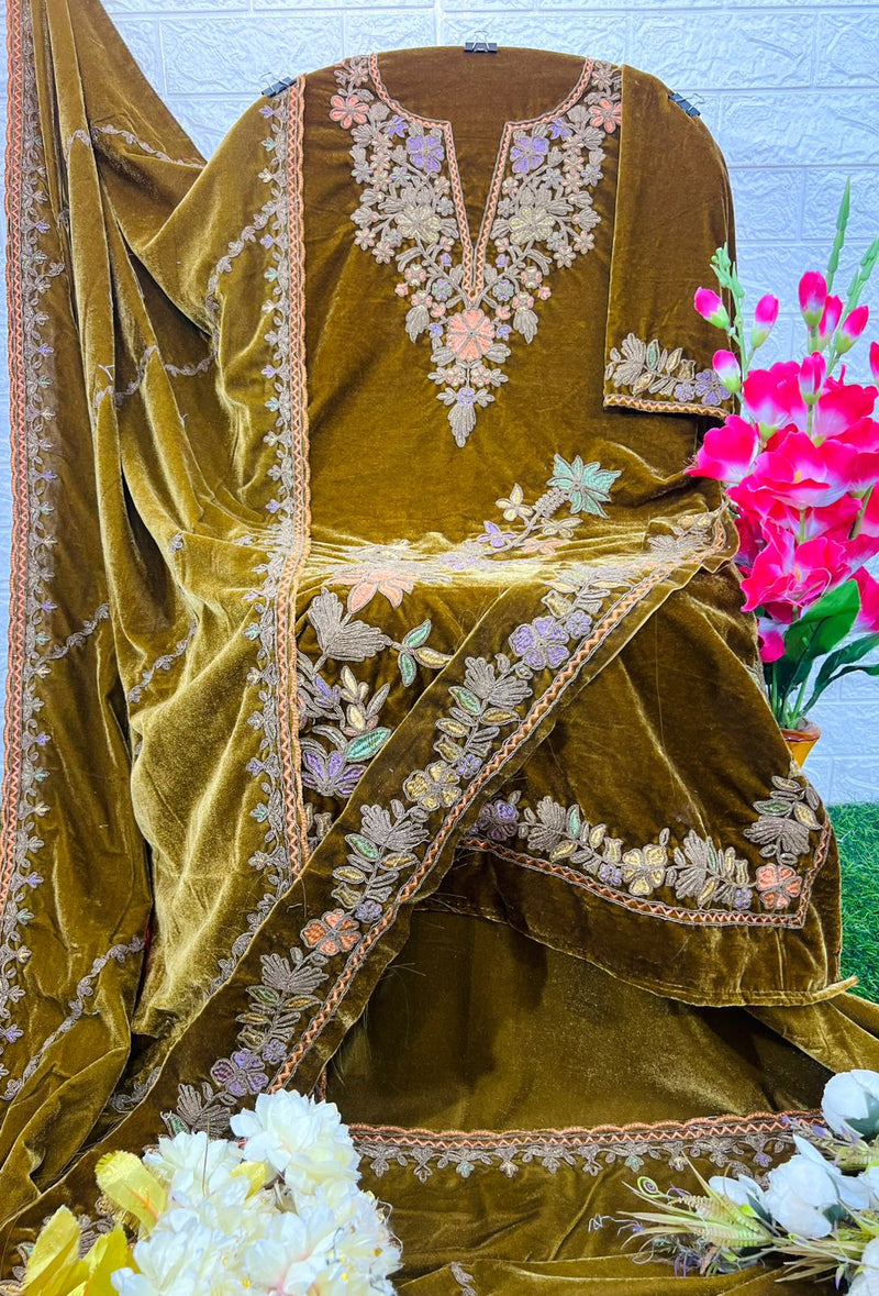 Deepsy Suits 32220 D Velvet With Heavy Embroidery Worked Pakistani Suits