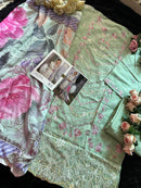 Ziaaz Designs Code 553 Cambric Cotton Very Heavy Embroidered Worked Pakistani Suits