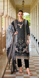 Shree Fabs KT 102 Pure Viscose Maslin Digital Print With Aari And Hand Work Pakistani Suits