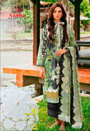 Aasha Designer 1137 A Pure Cotton Print With Exclusive Patch Embroidery Worked Pakistani Suits