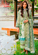 Aasha Designer 1137 B Pure Cotton Print With Exclusive Patch Embroidery Worked Pakistani Suits
