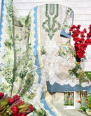 Aasha Designer 1137 B Pure Cotton Print With Exclusive Patch Embroidery Worked Pakistani Suits