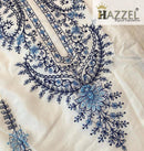 Hazzel H 047 Reyon With Cotton Thread Embroidery Sequence Work Pakistani Suits