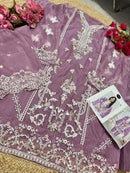 Mehboob Tex 1479 A Organza Embroidery Hand Work Desgin With Jarkan Pakistani Suits