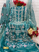 Fepic Rosemeen C 1876 Organza Embroidered Worked Pakistani Suits