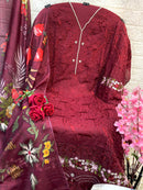 Sobia Nazir Sn 1028 Lawn Embroidered And Handworked Pakistani Suits