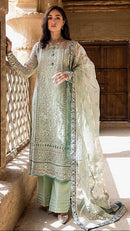 Fepic Rosemeen C 1565 Organza Embroidered With Heavy Handwork Pakistani Suits