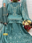 Fepic Iraaday 21221 Organza Embroidered Worked Pakistani Suits