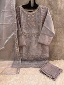 Hoor Tex Hf 35 B Heavy Organza Worked Pakistani Suits