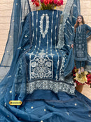 Fepic Iraaday	21215 B Organza Embroidered Worked Pakistani Suits