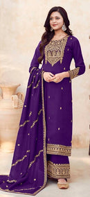 Zarqash Z 182 Vichitra Silk Embroidery Work Readymade Pakistani Suits