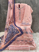 Hoor Tex H 160 A Fox Georgette Emboridery Worked Pakistani Suits