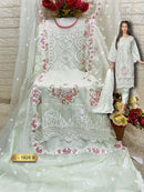 Fepic Rosemeen C 1828 B Organza Embroidered With Heavy Handwork Pakistani Suits