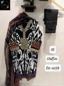 Sapphire Ex 4128 Pure Cotton With Patch Work Reaydmade Pakistani Suits