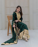Nsr 833 C Pure Heavy Georgette With Heavy Embroidery Sequence Work Pakistani Suits