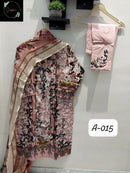 Sapphire A 015 B Readymade Lawn Suits With Heavy Multiple Patches Worked Pakistani Pret