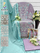 Safa Sf 920 H Georgette With Designer Embroidery And Zarkhan Diamond Work Pakistani Suits
