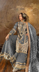 Serine S 123 C Organza Heavy Embroidered With Daimond Worked Pakistani Suits