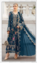 Fepic Rosemeen C 1917 B Organza Embroidered With Hand Worked Pakistani Suits