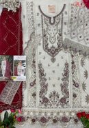 Motifz 739 Georgette With Embroidery Khatli Worked Pakistani Suits