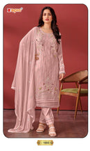 Fepic Rosemeen C 1665 G Georgette Embroidered With Heavy Khatli Worked Pakistani Suits