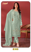 Fepic Rosemeen C 1665 H Georgette Embroidered With Heavy Khatli Worked Pakistani Suits