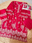 Johra Tex Jt 150 C Reyon Cotton Heavy Embroidered With Perals Moti Worked Pakistani Suits