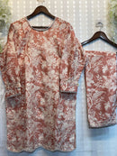 Vs Cod Set 12029 Heavy Reyon With Embroidery Worked Pakistani Pret Kurti